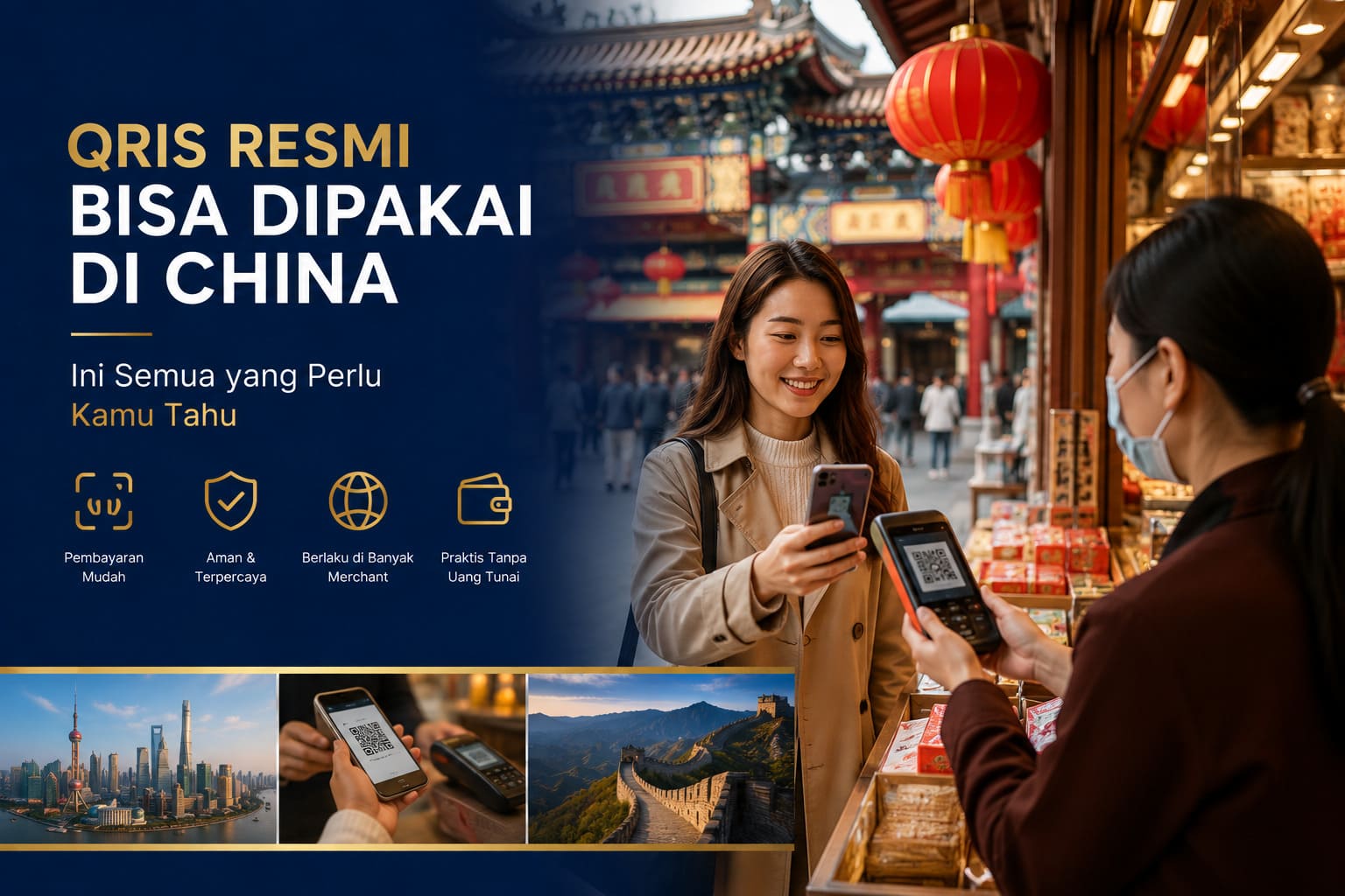 Pengunaan QRIS di China