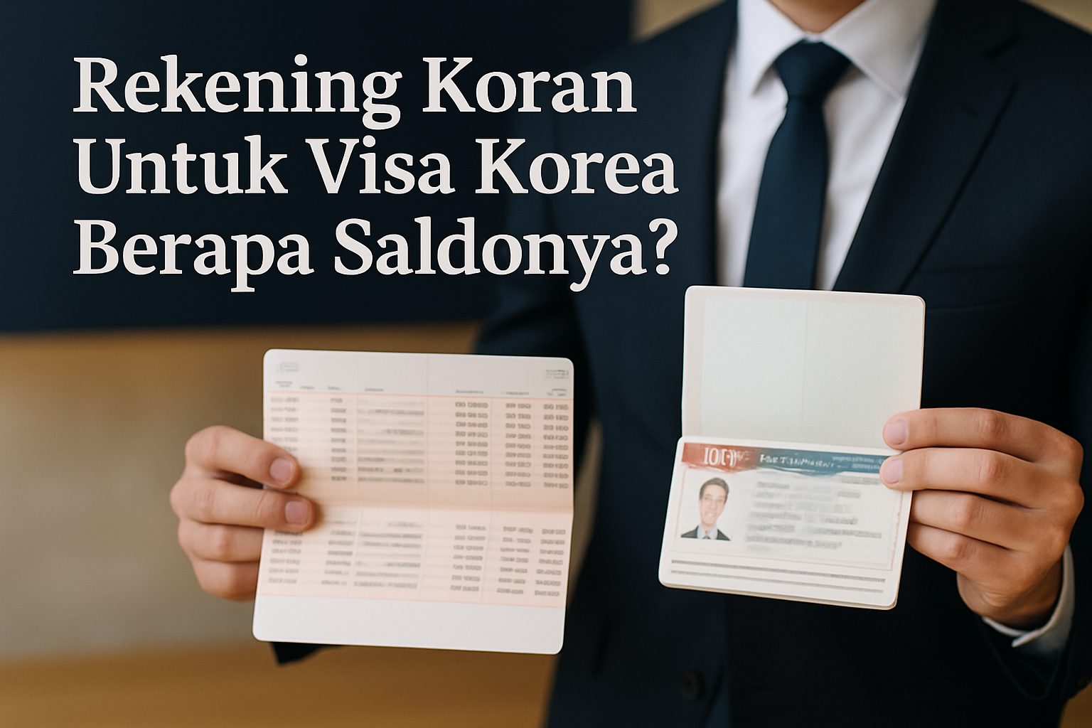 Rekening Koran Untuk Visa Korea Berapa Saldonya?