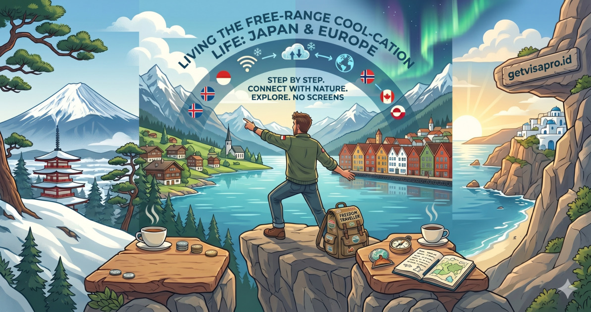 Cool-cation ke Eropa atau Jepang: Destinasi Sejuk Favorit dan Visa yang Dibutuhkan